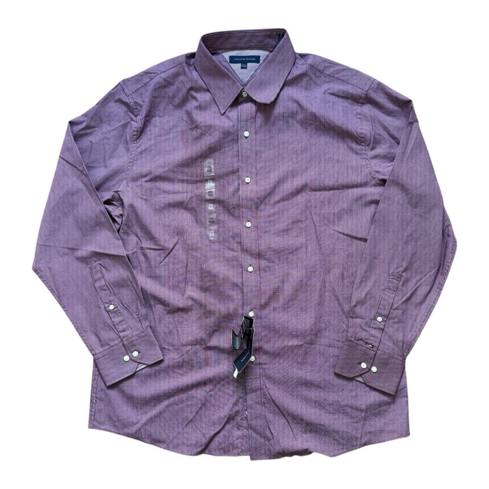Tommy Hilfiger Men’s Long Sleeve Button Down Shirt Size Size 17.5 / 34-35